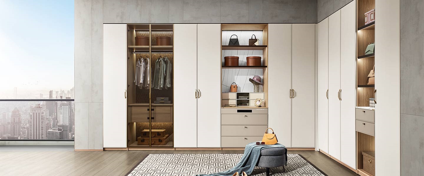 European style hinged wardrobe Blanca