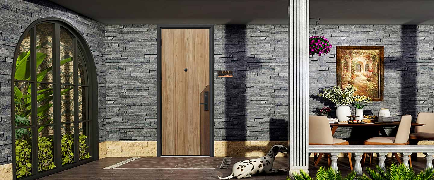 Grey internal door ydr024d