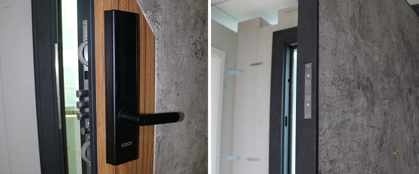 Grey internal door ydr024d