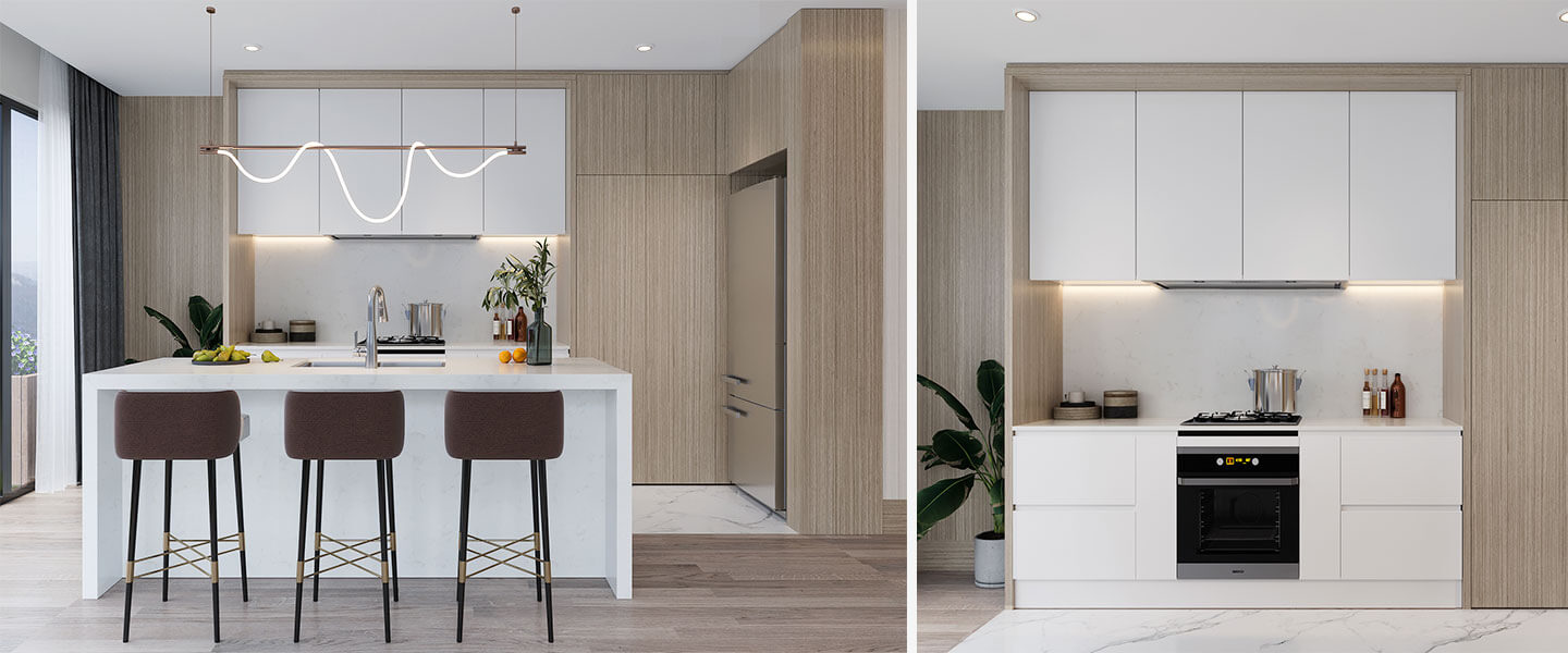 Grey wood grain luxury style