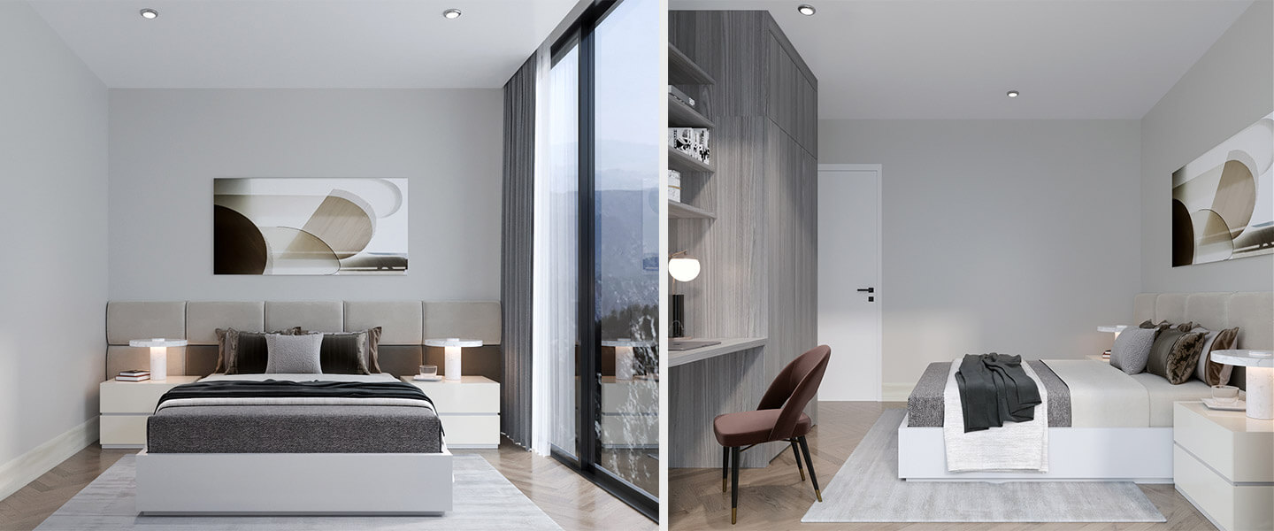 Grey wood grain luxury style