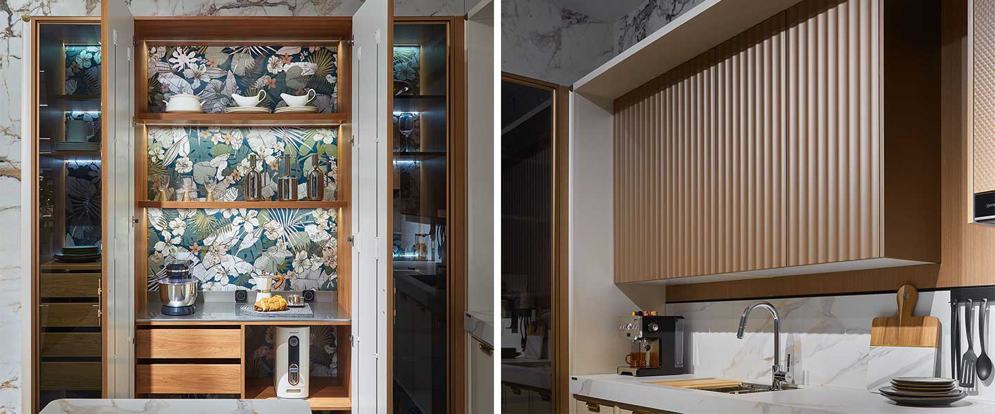 Kitchen cabinet with island plcc22101