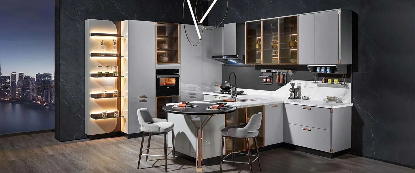 Modern lacquer kitchen plcc22194