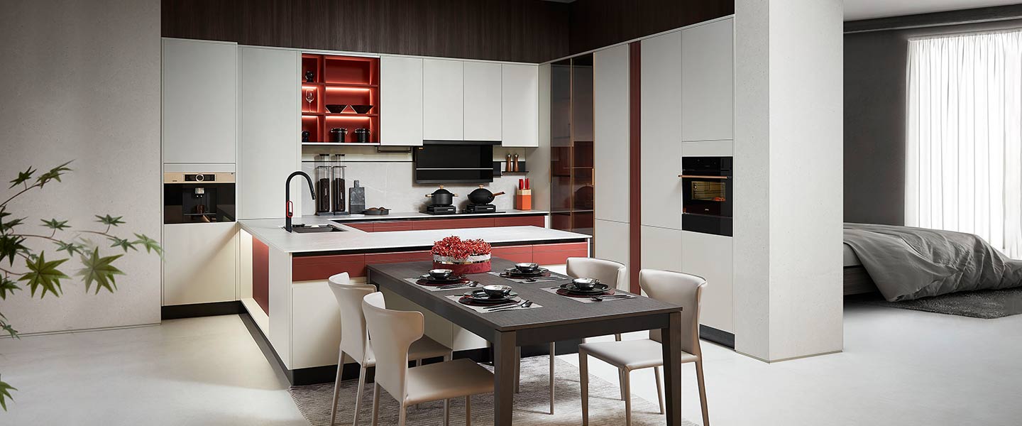 Modern kitchen cabinet plcc22104