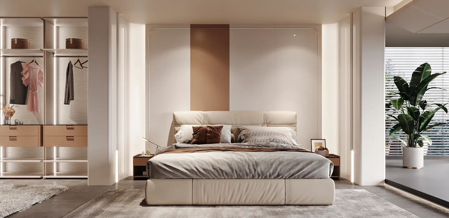 Luxury bedroom wardrobe