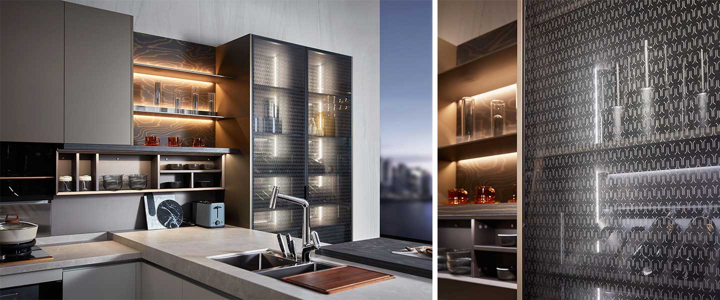 Modern kitchen cabinet plcc22126