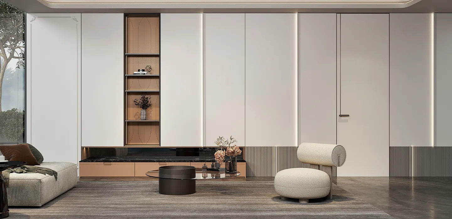 Luxury bedroom wardrobe