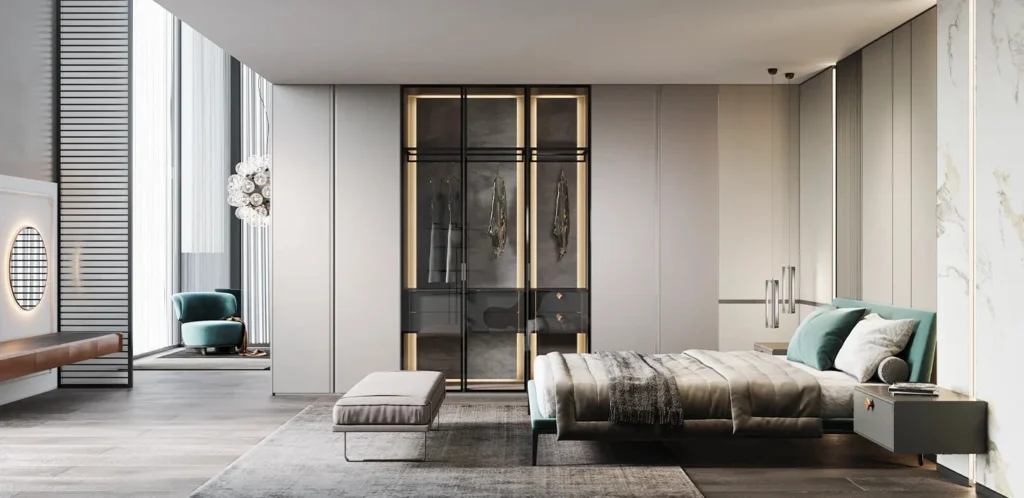 Luxury home furnishing modern Wardrobe