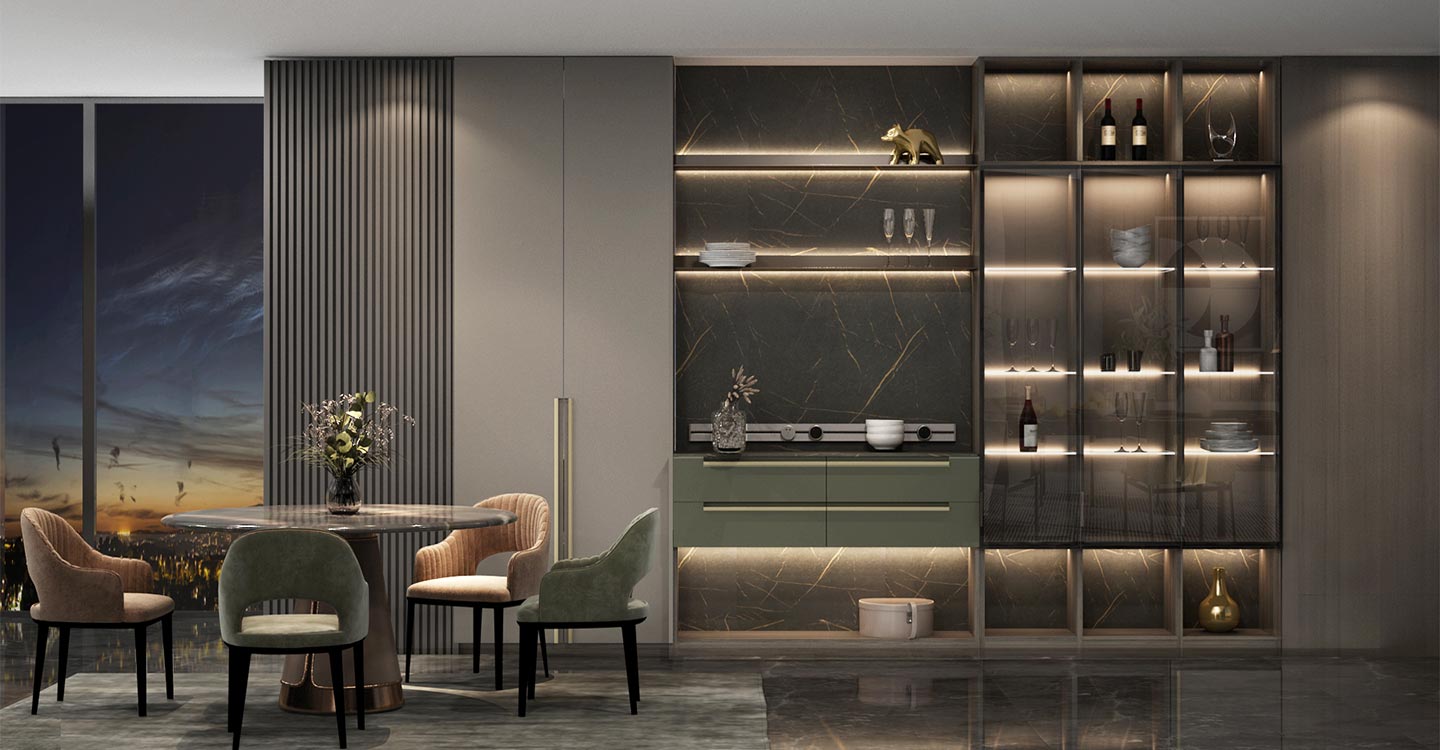 European luxury wardrobe