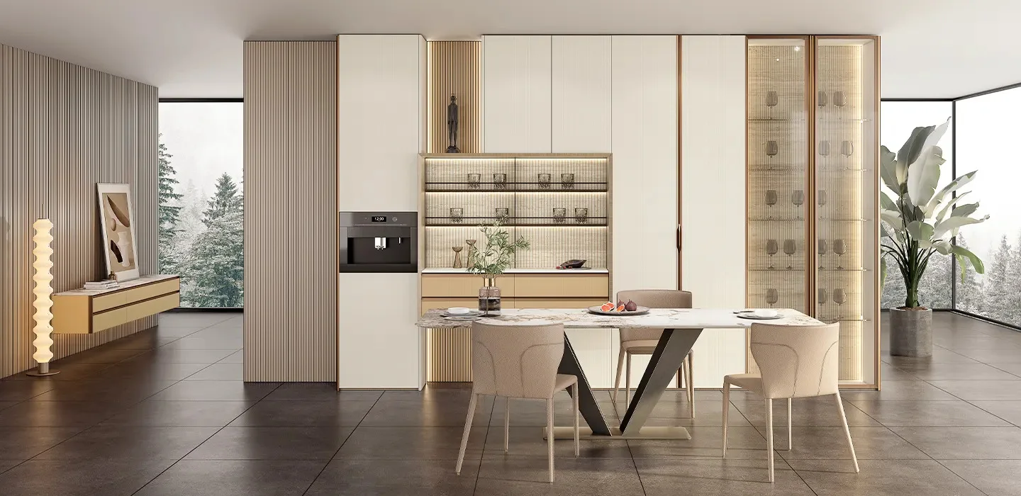 Modern melamine wardrobe