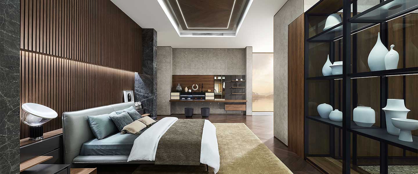 Wood Grain Melamine Wardrobe YG20-M01