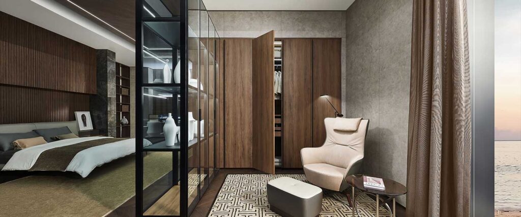 Wood Grain Melamine Wardrobe YG20-M01