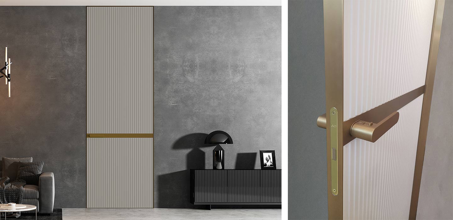 Black interior bedroom doors ydy007d