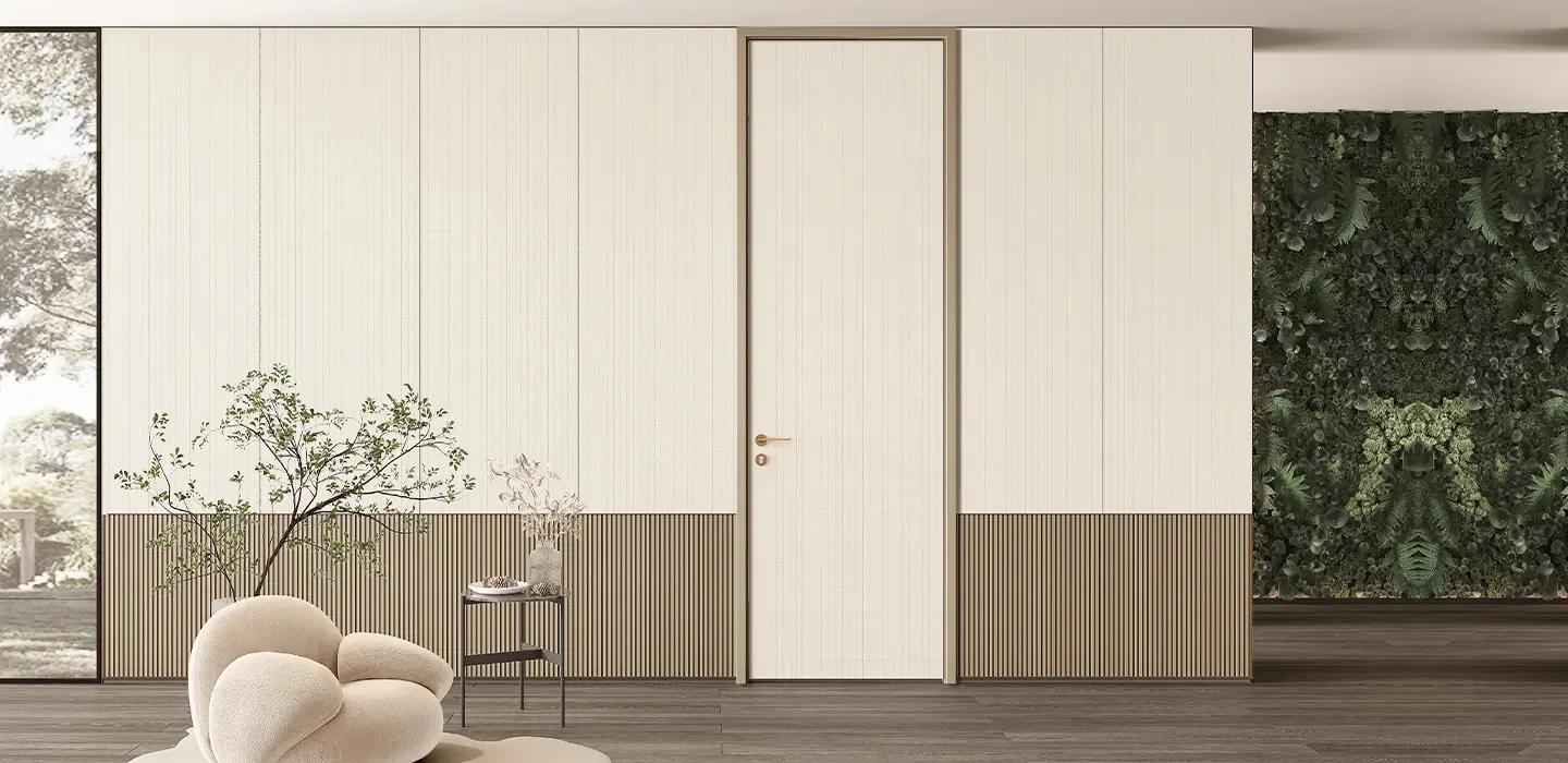 Modern melamine wardrobe