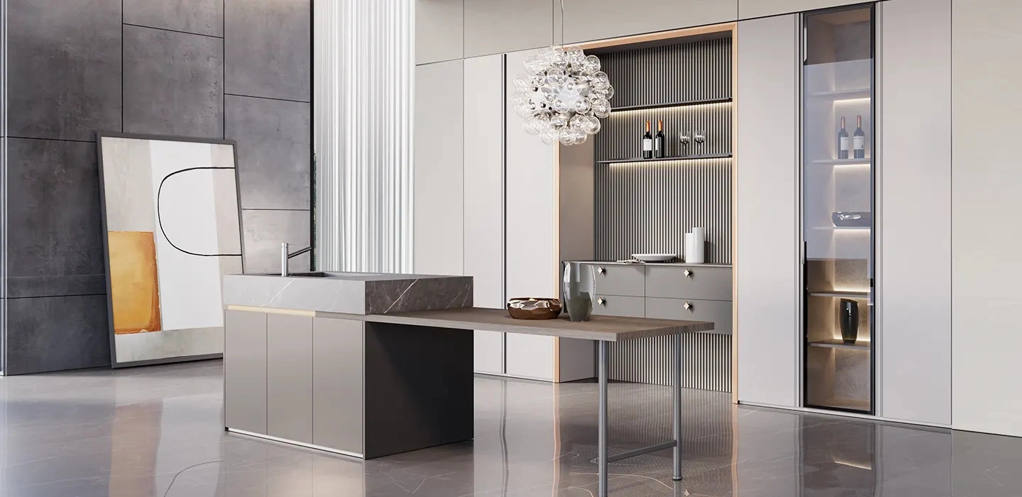 Luxury home furnishing modern Wardrobe